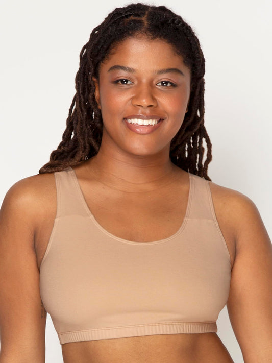 Fruit of the Loom womens Tank Style Cotton Sports Bra Sports Bra (pack of 4)