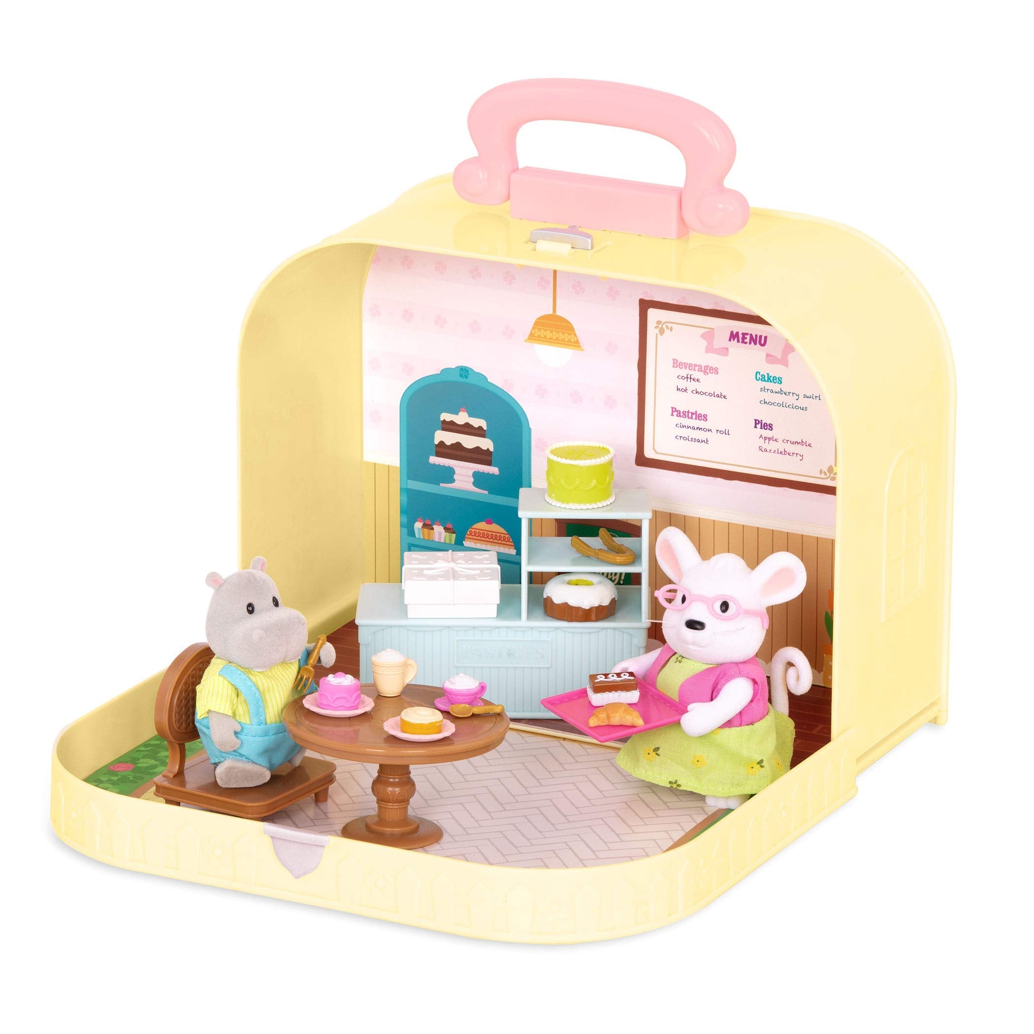 Li'l Woodzeez Travel Suitcase with 20 Figurine Accessories