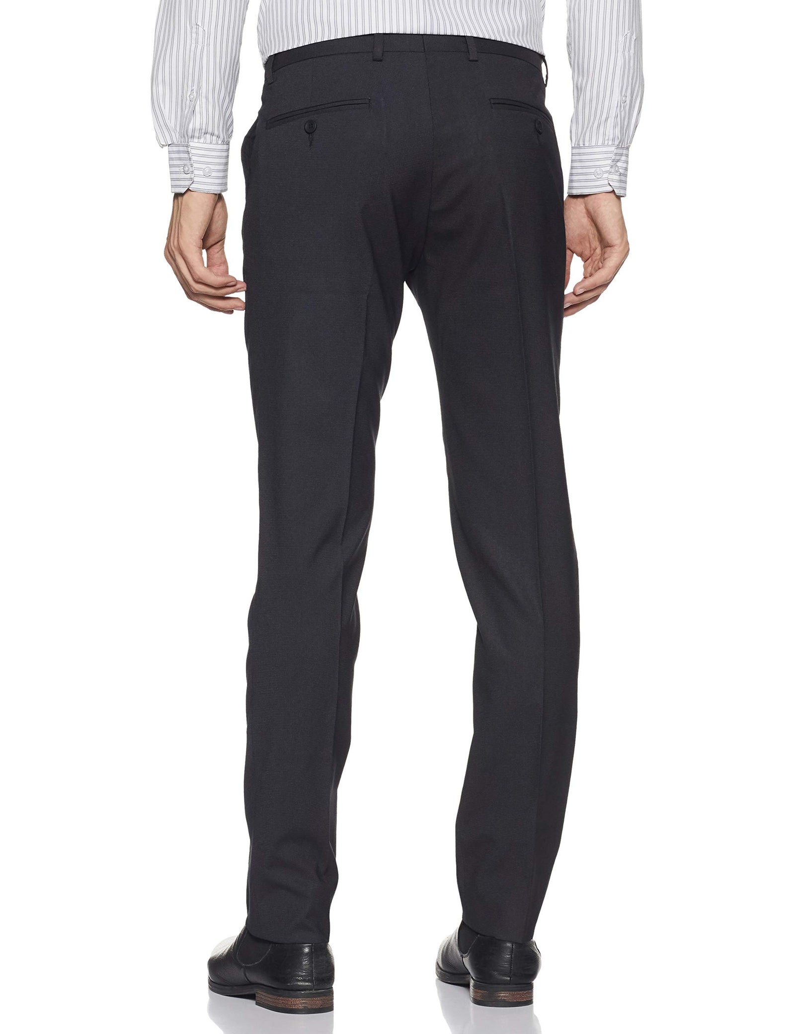 Amazon Brand - Symbol Men's Slim Fit Formal Trousers