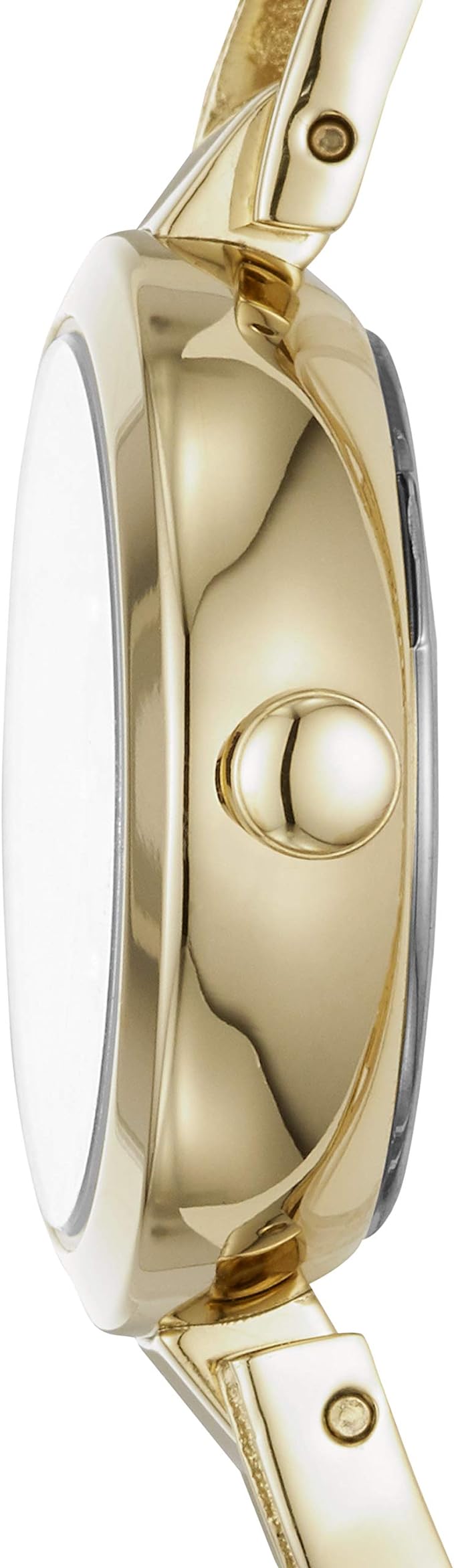 DKNY Women's Crosswalk SS Jewelry-Inspired Dress Analog Watch - 26 mm - Gold