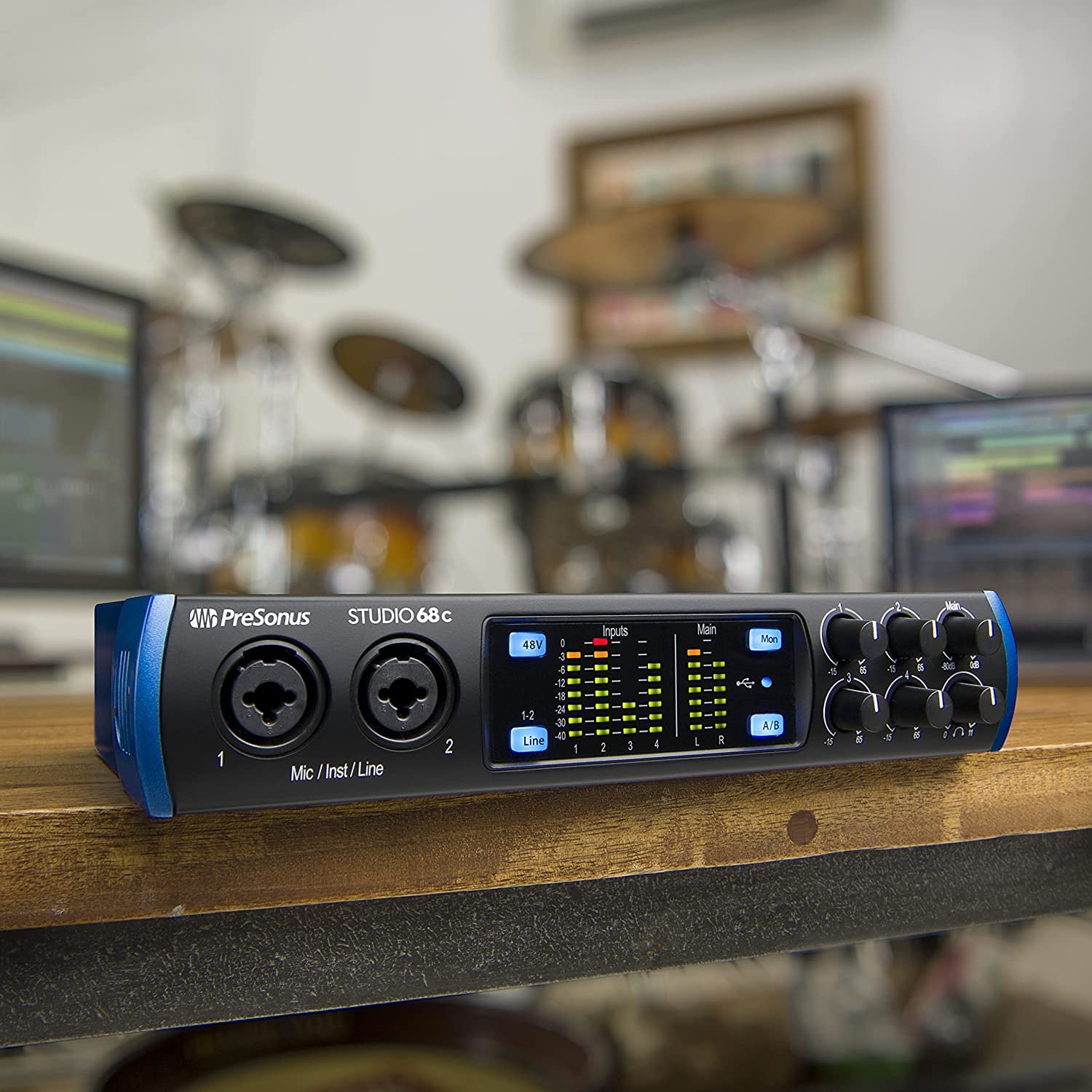 Presonus Studio 4 Mic Pres 4 Line Outs Studio 68C