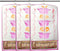 Fun Homes Non Woven Hanging Saree Cover With 1 Zipper Compartment on Back Side- Pack of 3 (Pink)-HS_38_FUNH21520