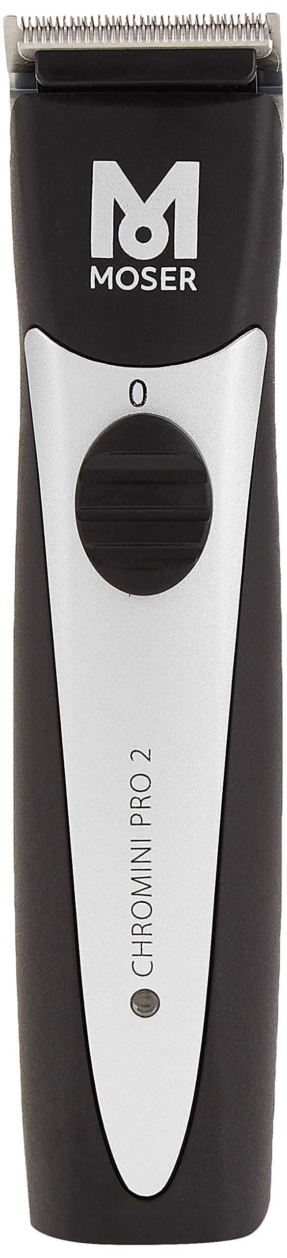 Moser Chromini Pro2 Trimmer for Men with U-Blade, Professional Hair Trimmer for Men, Lightweight Design, Stainless Steel Blade, 1h25min Battery Life, Quick Charge (1591-0164)