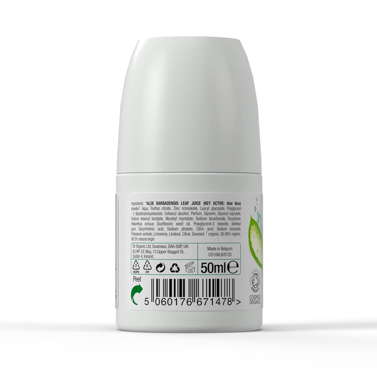 Dr. Organic Deodorant Roll-On, 50ml