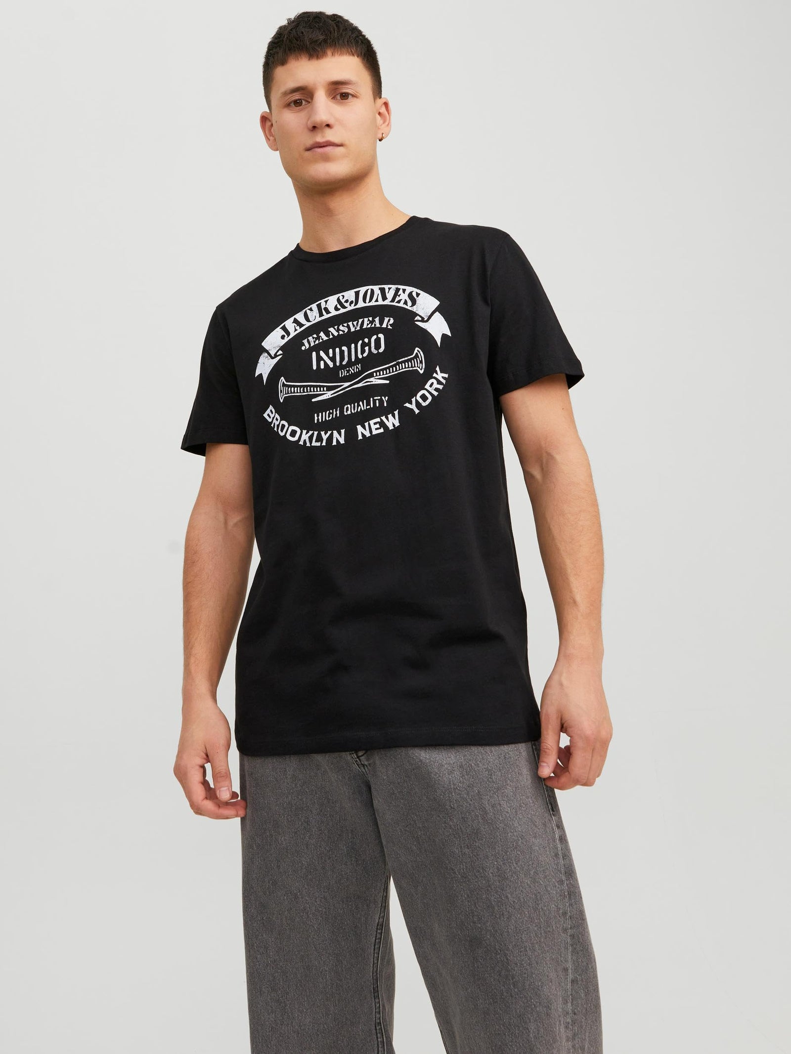 Jack & Jones mens JEANS TEE O - NECK T-Shirt