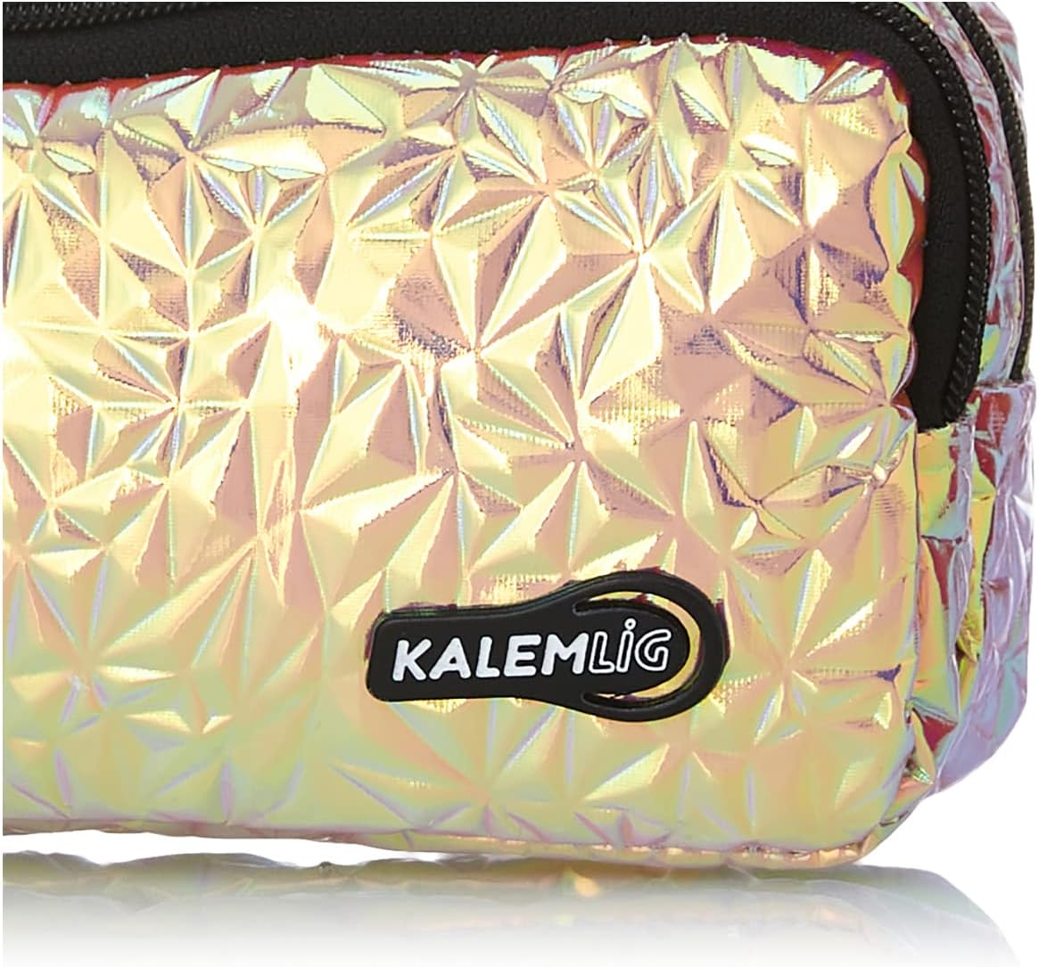 Kalemlig plastic zipper pencil case, 20x10x5 cm - multi color - 2725605554229