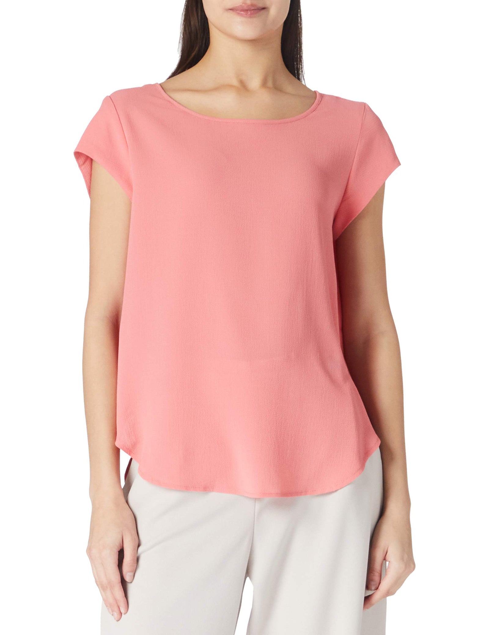 Only Womens ONLVIC S/S SOLID TOP NOOS WVN W Blouse (pack of 1)