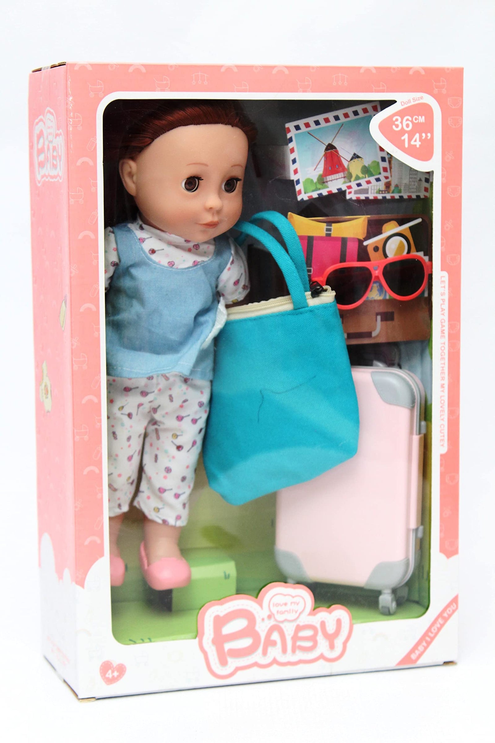 Lovely Doll with Luggage