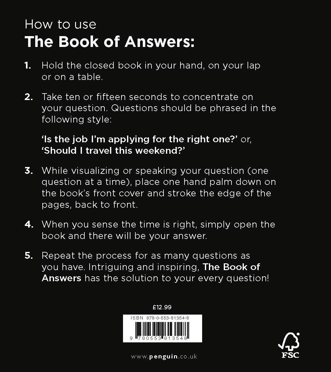 Bantam The Book Of Answers