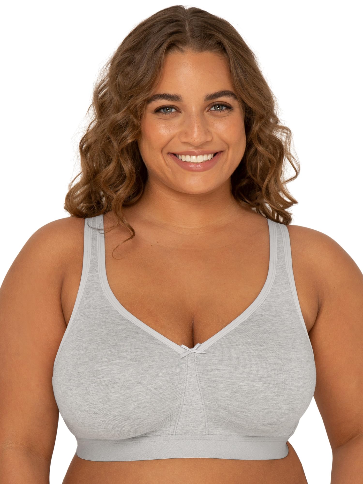 Fruit of the Loom Women's Soft Wireless Cotton Bra