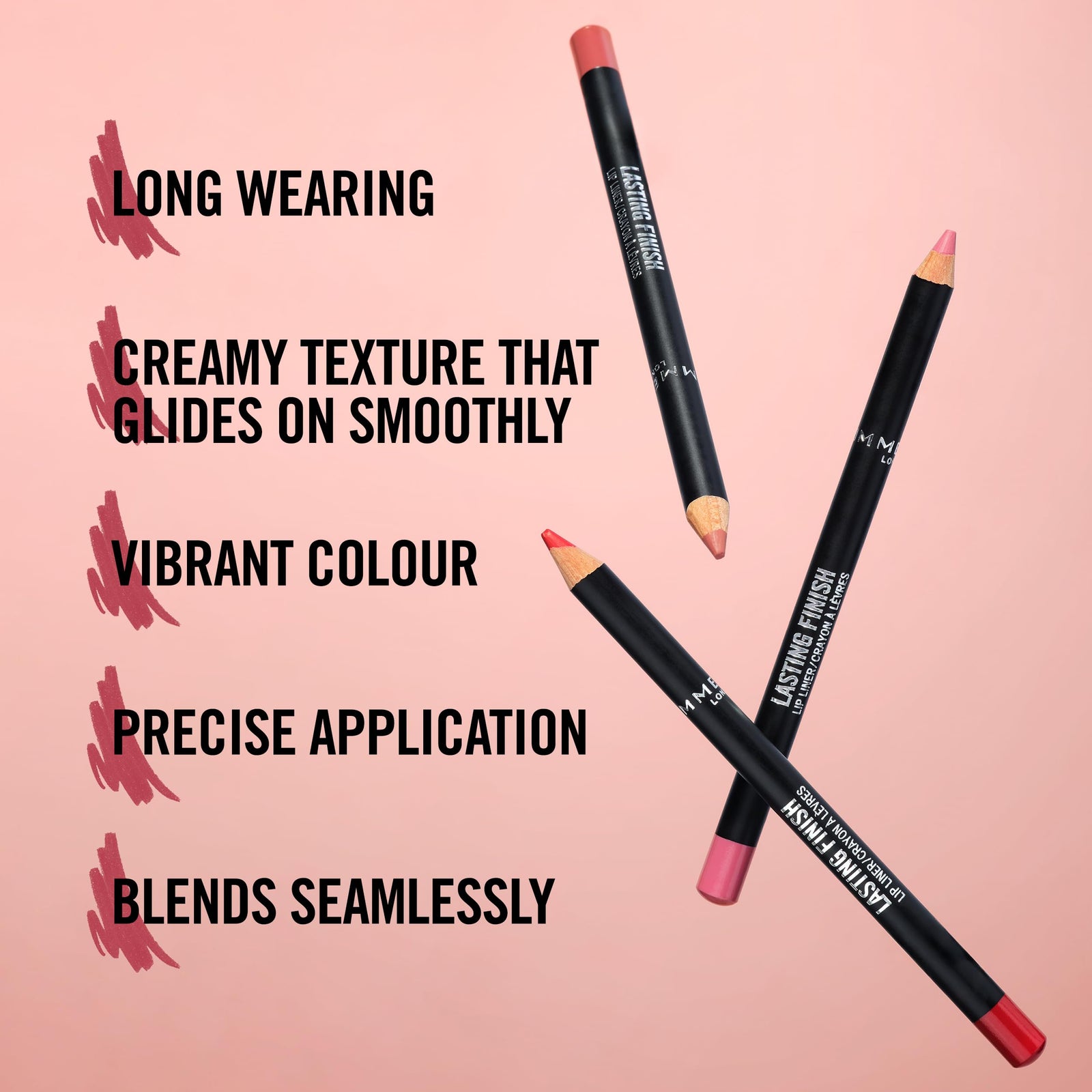 Rimmel London, Lasting Matte Lip Liner 110 Spice, 1.2g