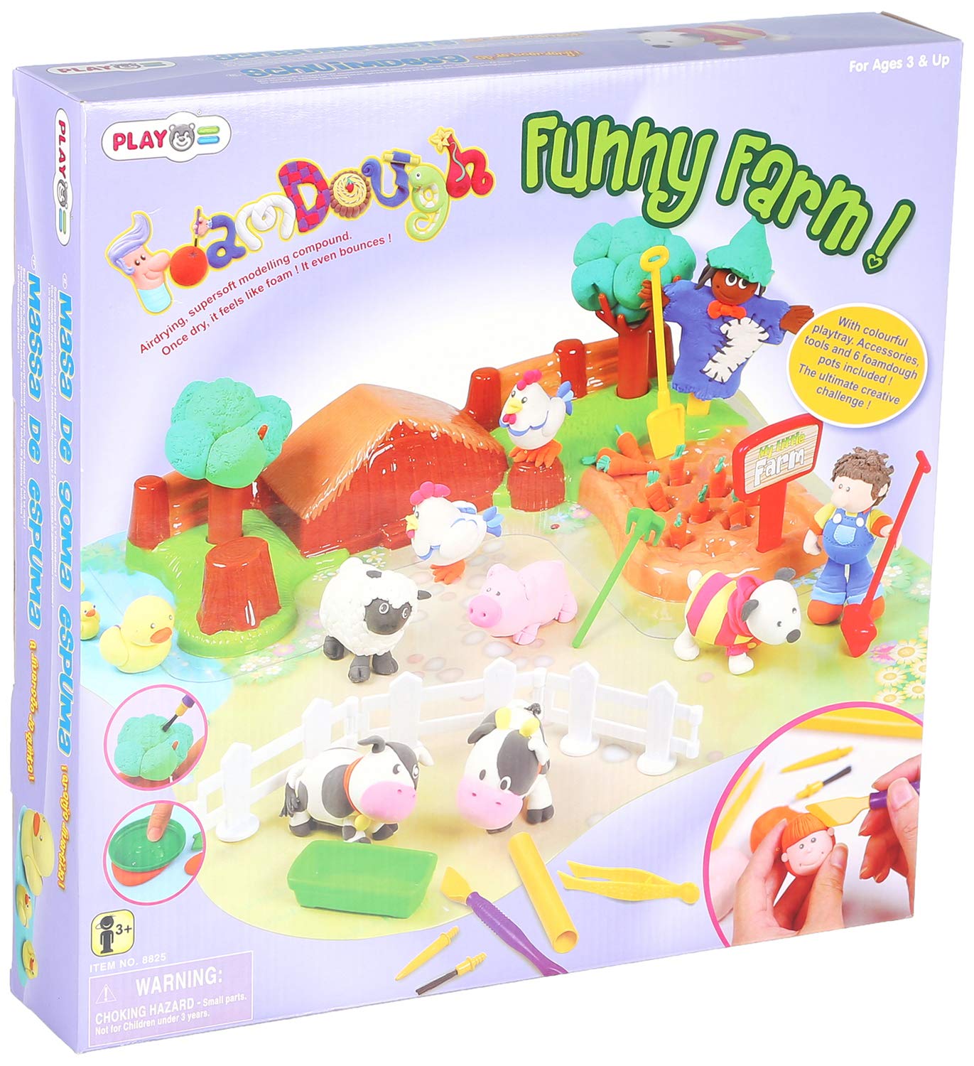 Play Go 8825 Funny Farm Foam Dough Toy