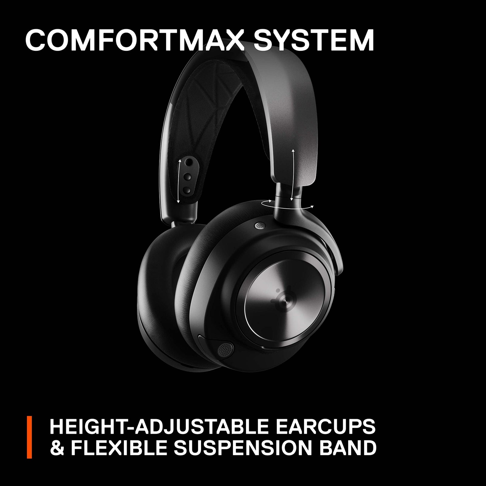 SteelSeries Arctis Nova Pro Wireless - Multi-System Gaming Headset - Neodymium Magnetic Drivers - Active Noise Cancellation - Infinity Power System - ClearCast Gen 2 Mic - PC, PS5, PS4, Switch, Mobile