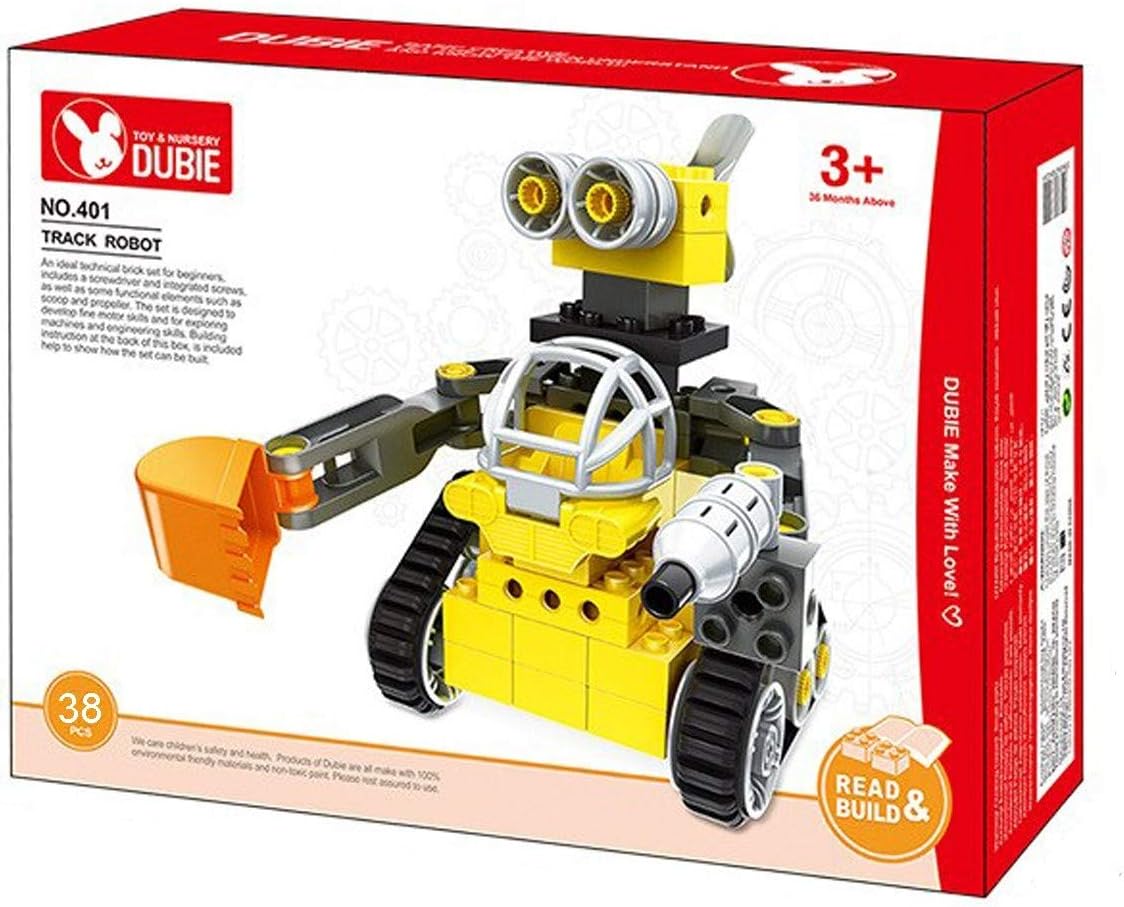 Dubie 401 Robot-Shaped Building Blocks - 41 Pieces