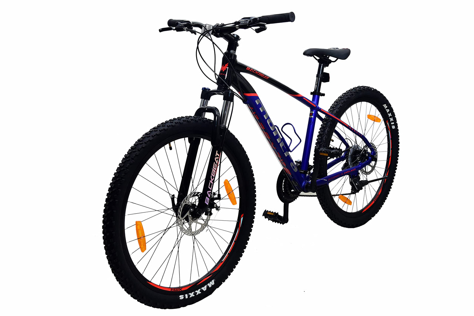 Montra Bikes Backbeat Mountain Bicycle | MTB Cycle for Adults with Disk Brake | 21 Speed Shimano Gears | Suspension Fork