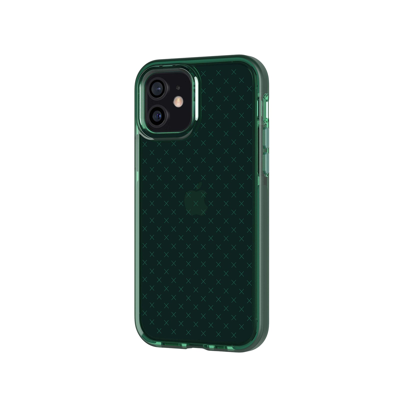 Tech21 Evo Check Phone Case for Apple iPhone 12 and Pro 5G with ft Drop Protection, Midnight Green