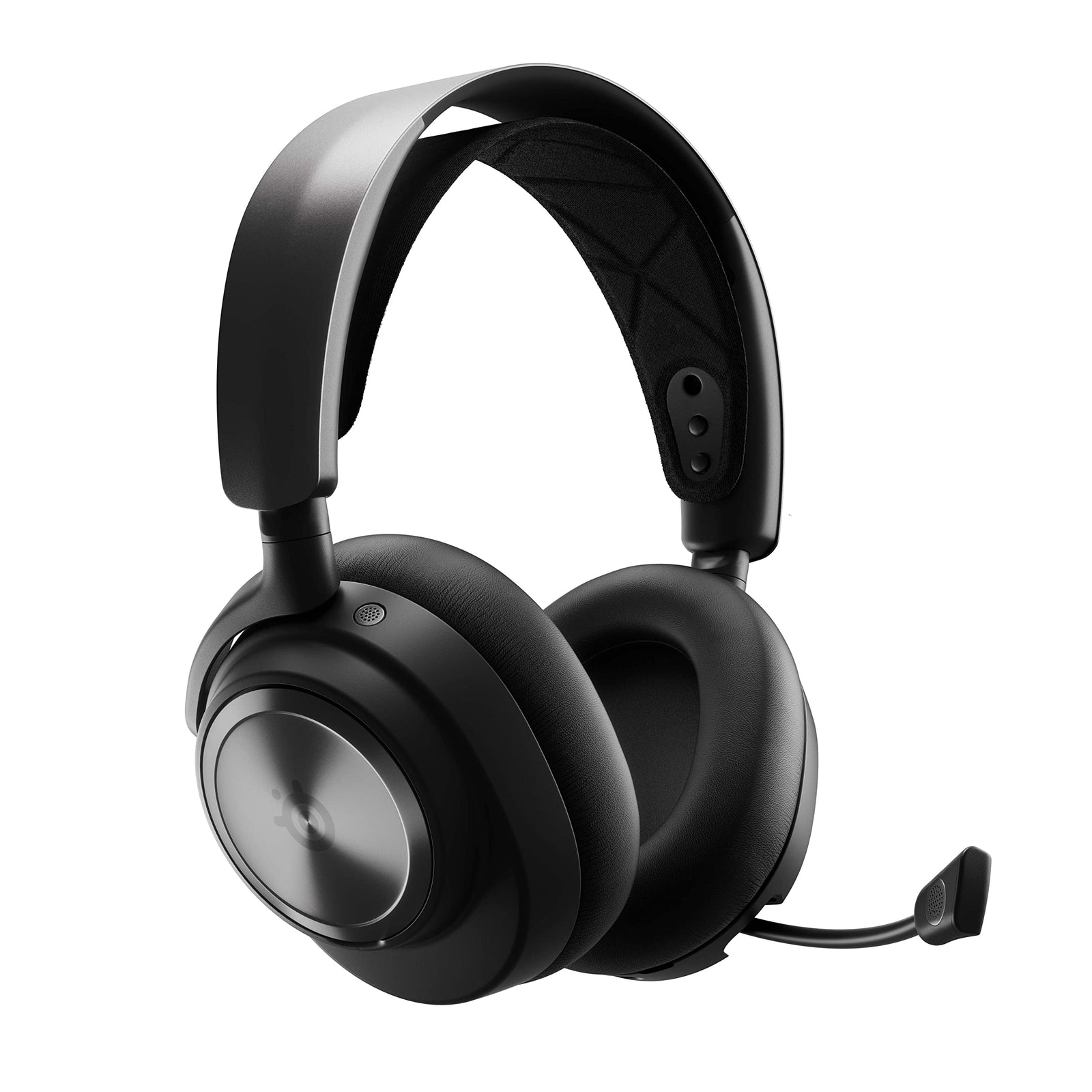 SteelSeries Arctis Nova Pro Wireless - Multi-System Gaming Headset - Neodymium Magnetic Drivers - Active Noise Cancellation - Infinity Power System - ClearCast Gen 2 Mic - PC, PS5, PS4, Switch, Mobile