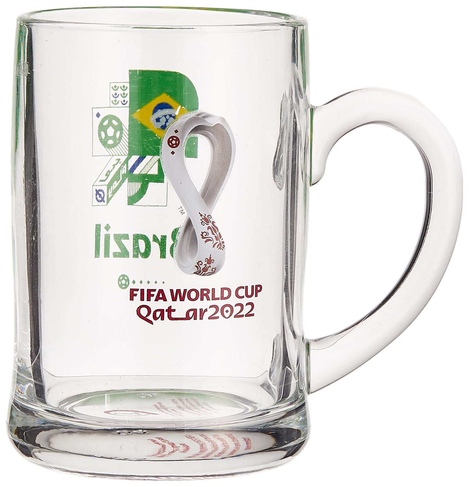 FIFA World Cup Qatar 2022 Beer Glass250 ml Brazil