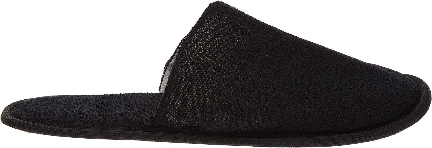 Home Slippers - Pack of 3 Pairs (Black)