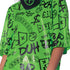 Billie Eilish Costume, Official Green Oversize Top and Shorts for Kids, Musical Artist Inspired Outfit, Classic Child Size XL (14-16)