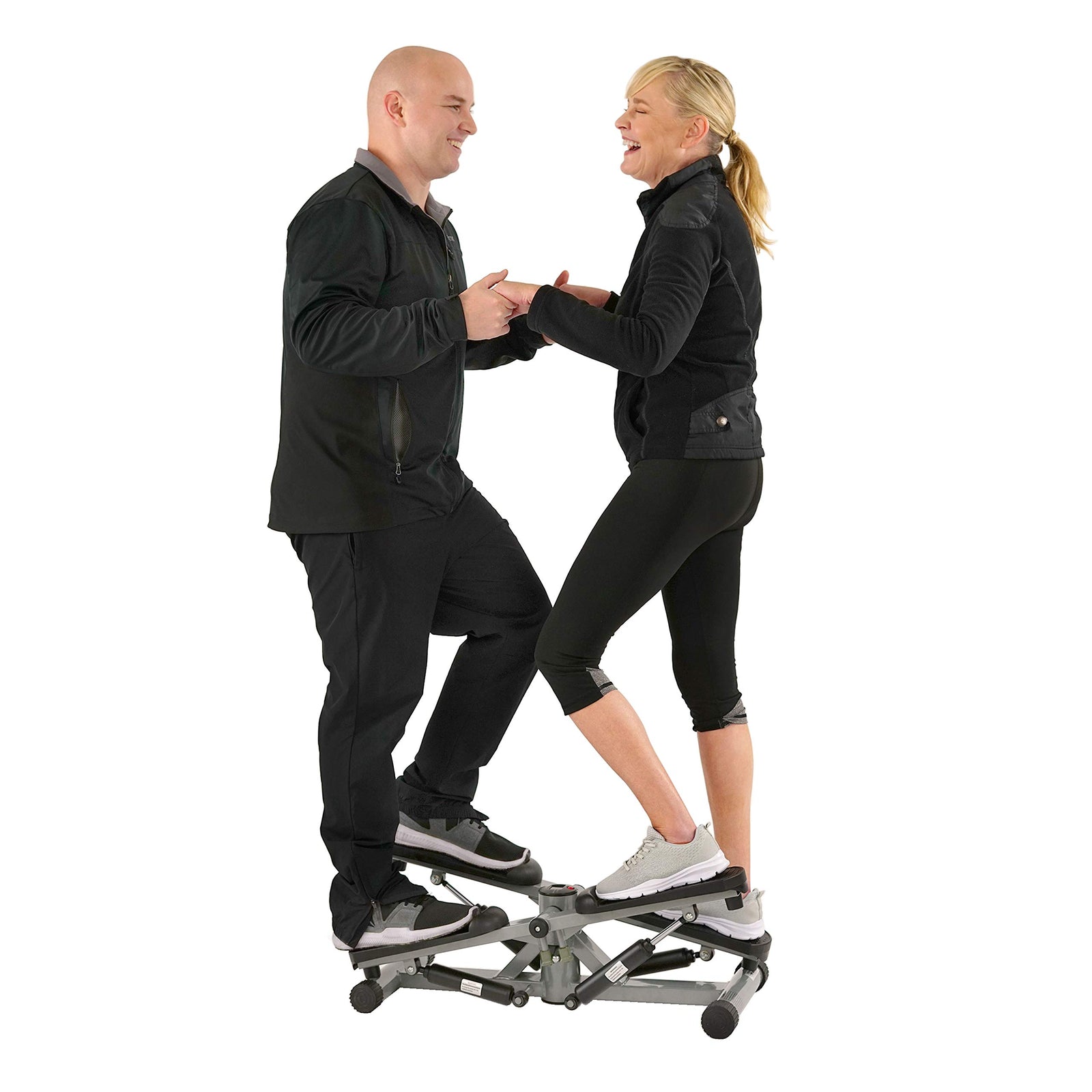 Sunny Health & Fitness Unisex Adult SF-S0855 Tandem Stepper - Silver, One Size