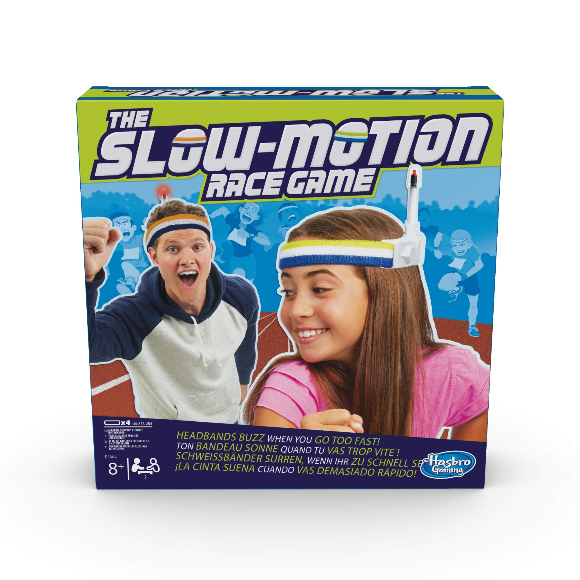 Juegos en Familia Hasbro E5804EU4 The Slow Motion Race Game, Multi-Coloured