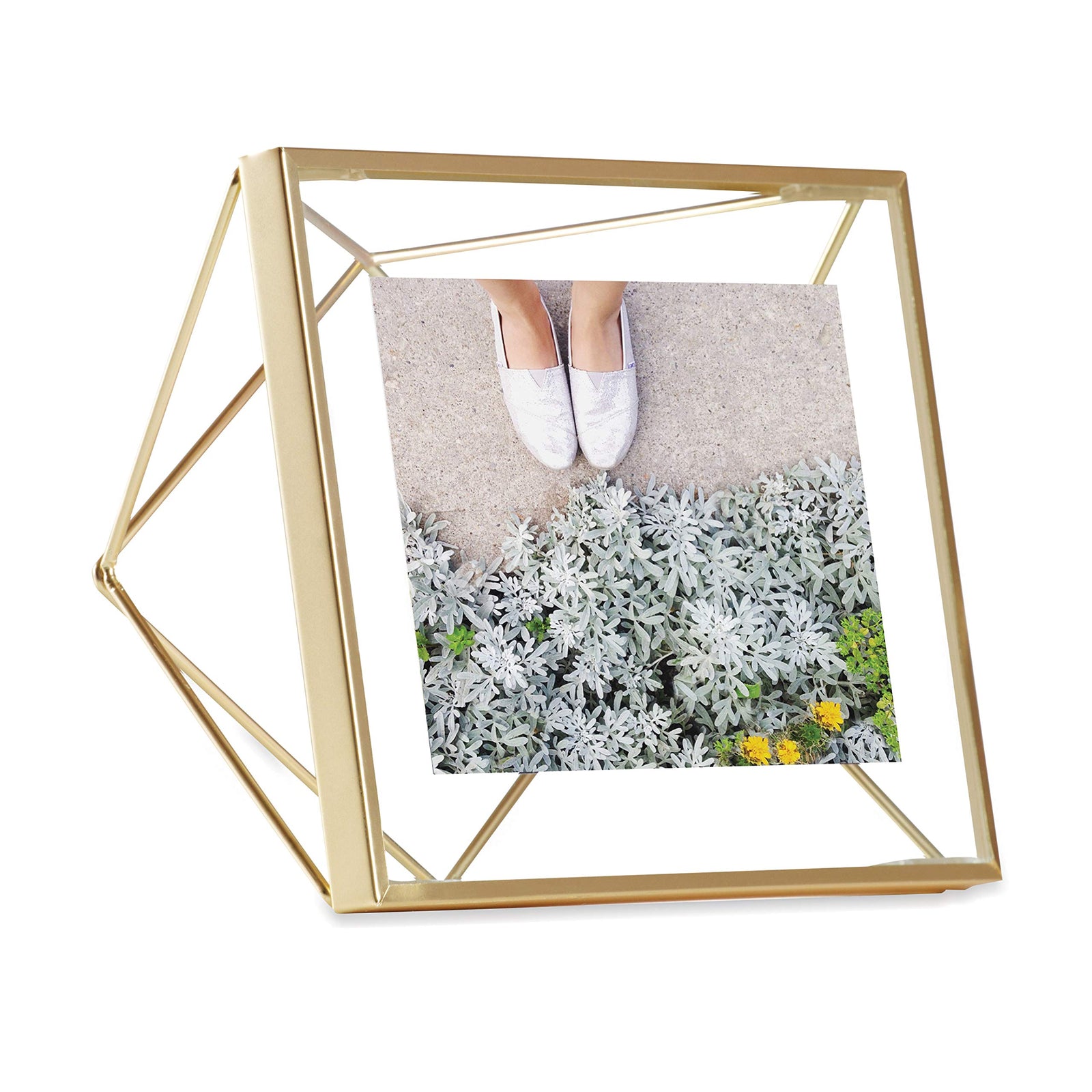 Umbra Prisma Multi Picture Frame – Photo Display for Desk or Wall, Chrome