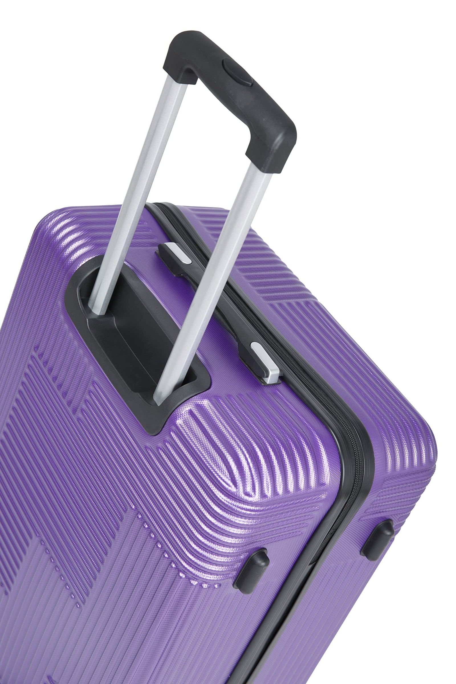 Senator Hard Shell Luggage Sets 3-piece Suitcase Set for Unisex - KH110 | ABS Lightweight Travel suitcase with Wheels 4 (Set of 3, Violet)