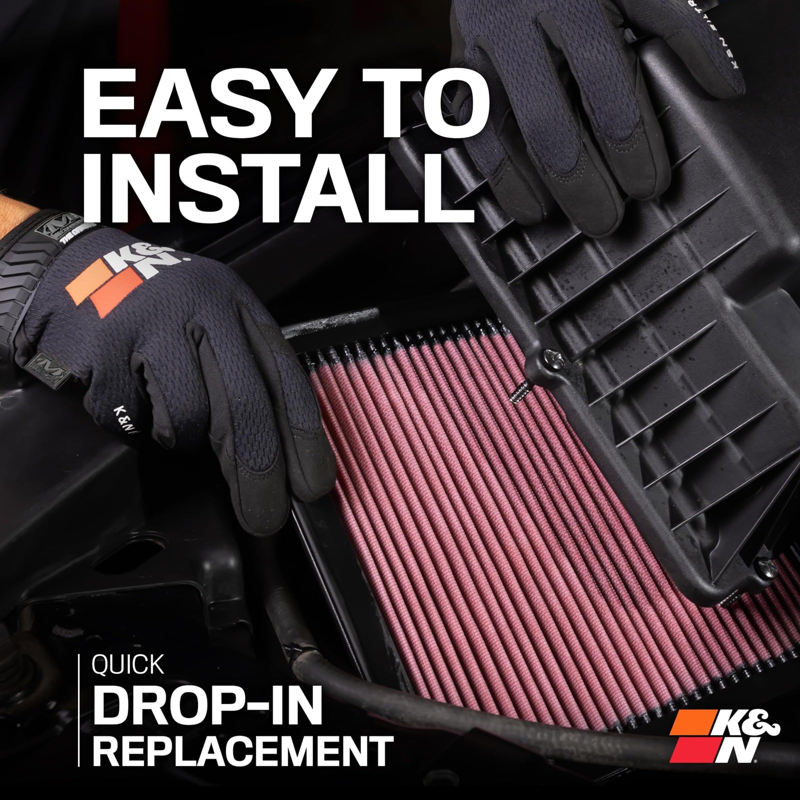 K&N Engine Air Filter: High Performance, Washable, Replacement Compatible With 2004-2019 Nissan/Infiniti (Frontier, Titan, Pathfinder, Xterra, Armada, Equator, Nv1500, 2500, 3500, Qx56)33-2286