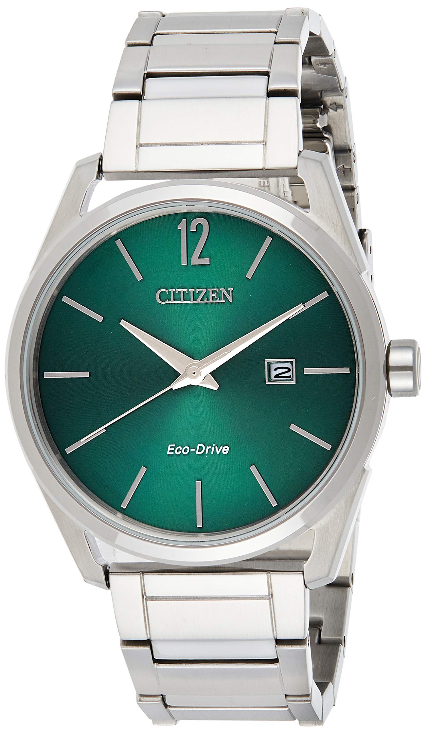 CITIZEN Mens Solar Powered Watch, Analog Display and Solid Stainless Steel Strap - BM7410-51X