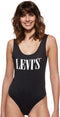 Levi's Womens Graphic Bodysuit Base Layer Top