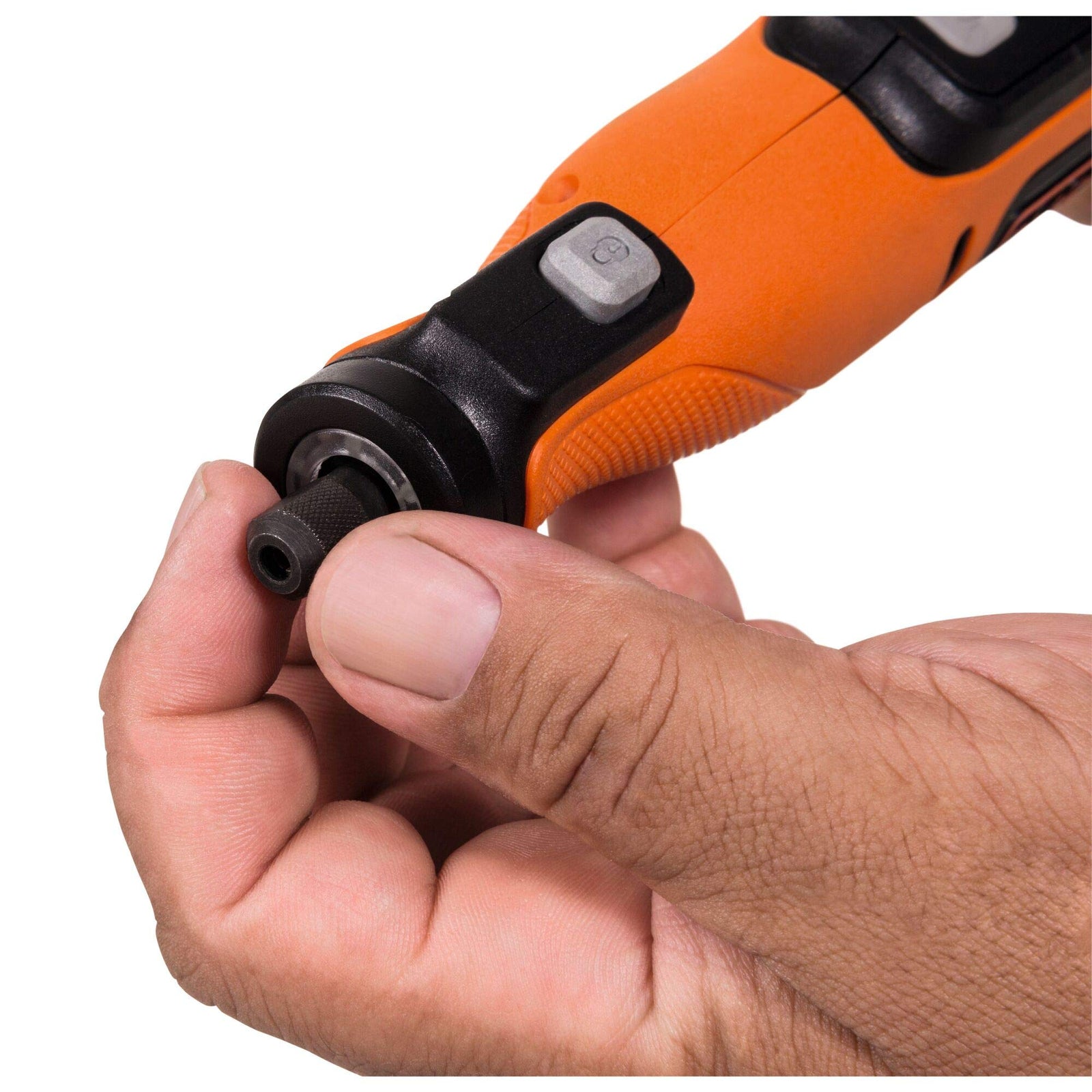 BLACK+DECKER Cordless Multifunctional Rotary Tool with 37 Accessories, 7.2V, 1.5 Ah, Orange/Black - BCRT8I-XJ,