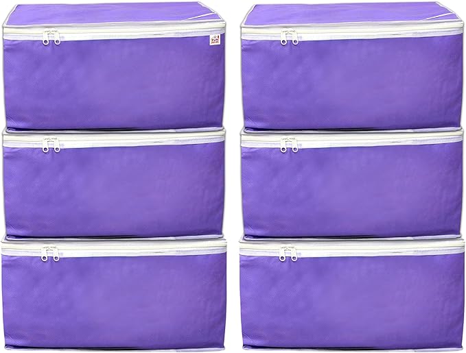 Fun Homes Non Woven Petticoat Cover-Pack of 6 (Purple)-HS_38_FUNH21684