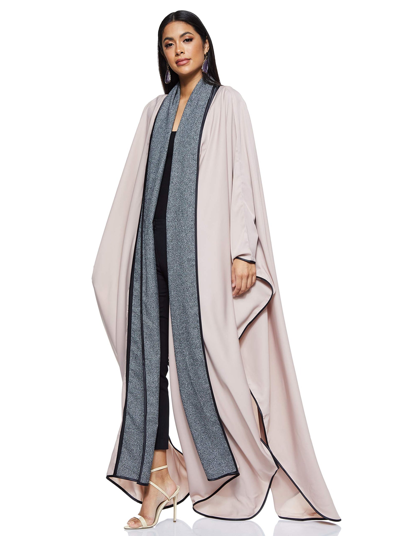 Nukhbaa Women's Abaya, Beige