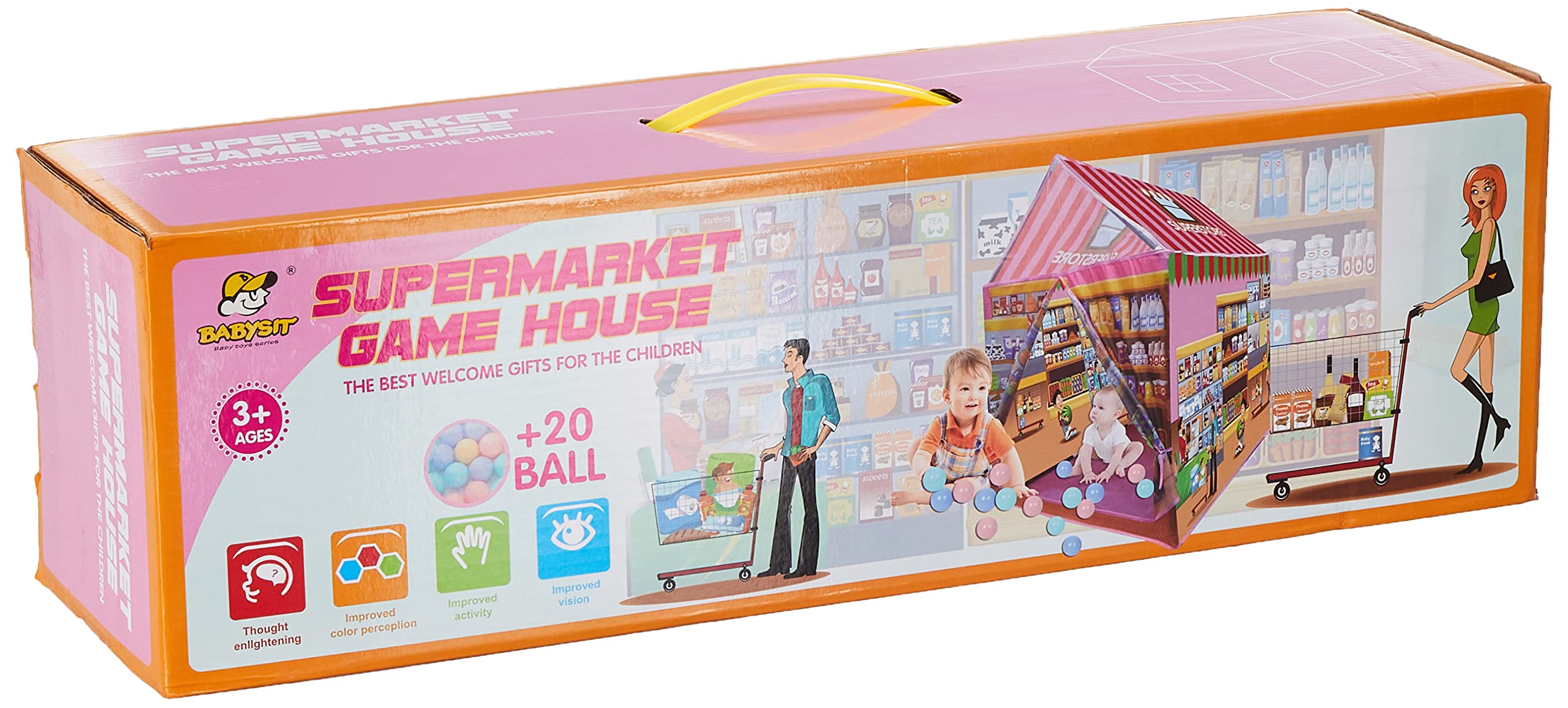 Super market game house 20 ball + 3 years