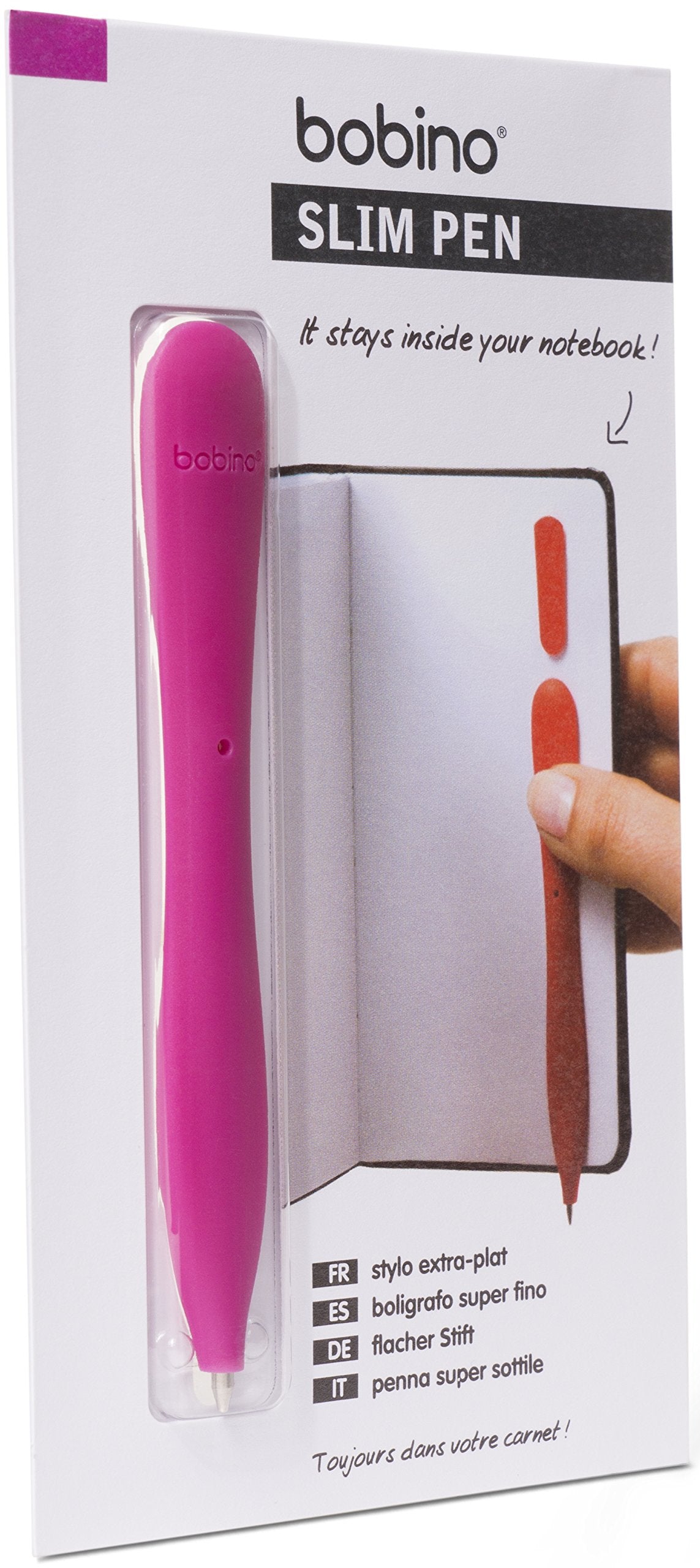 Bobino Slim Pen - Fuchsia - Stylish Minimalist Writing