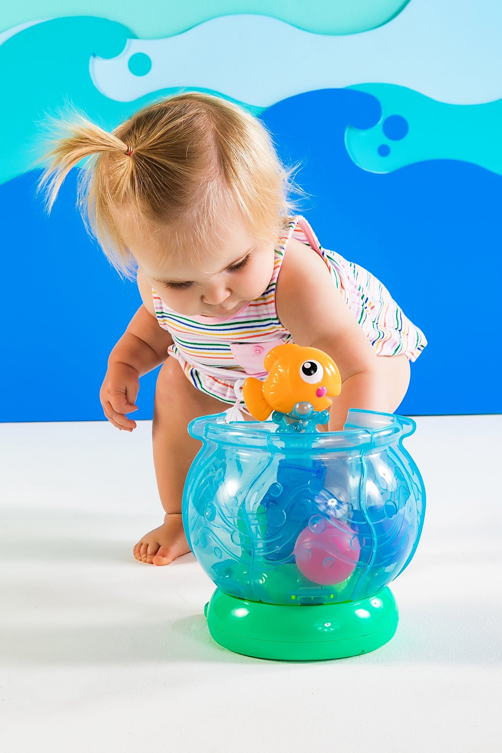 Bright Starts™ Funny Fishbowl™ Ball Popper Musical Activity Toy with Lights, Ages 12 months +