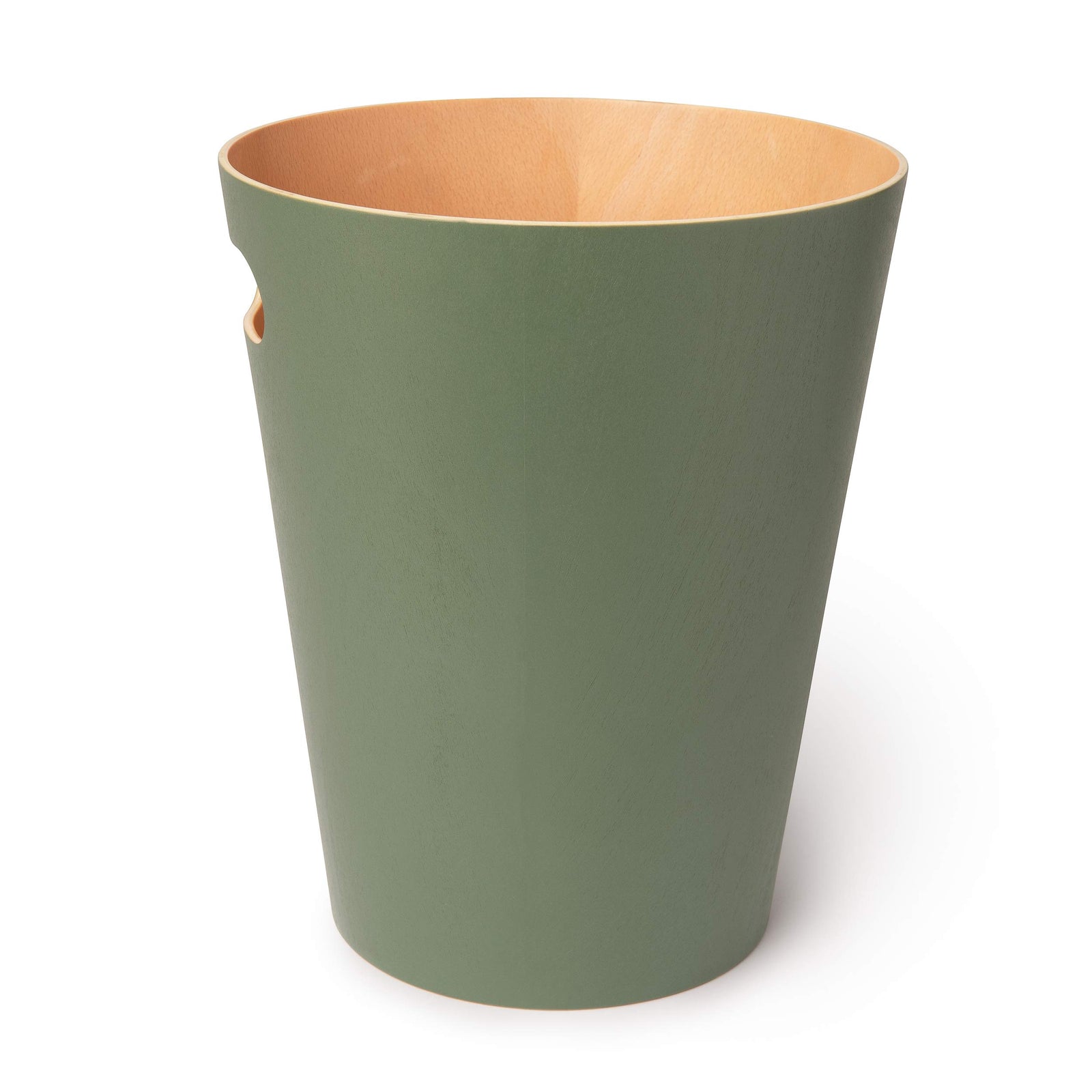 Umbra Woodrow, 2 Gallon Modern Wooden Trash Can Wastebasket or Recycling Bin for Home or Office 082780-1095