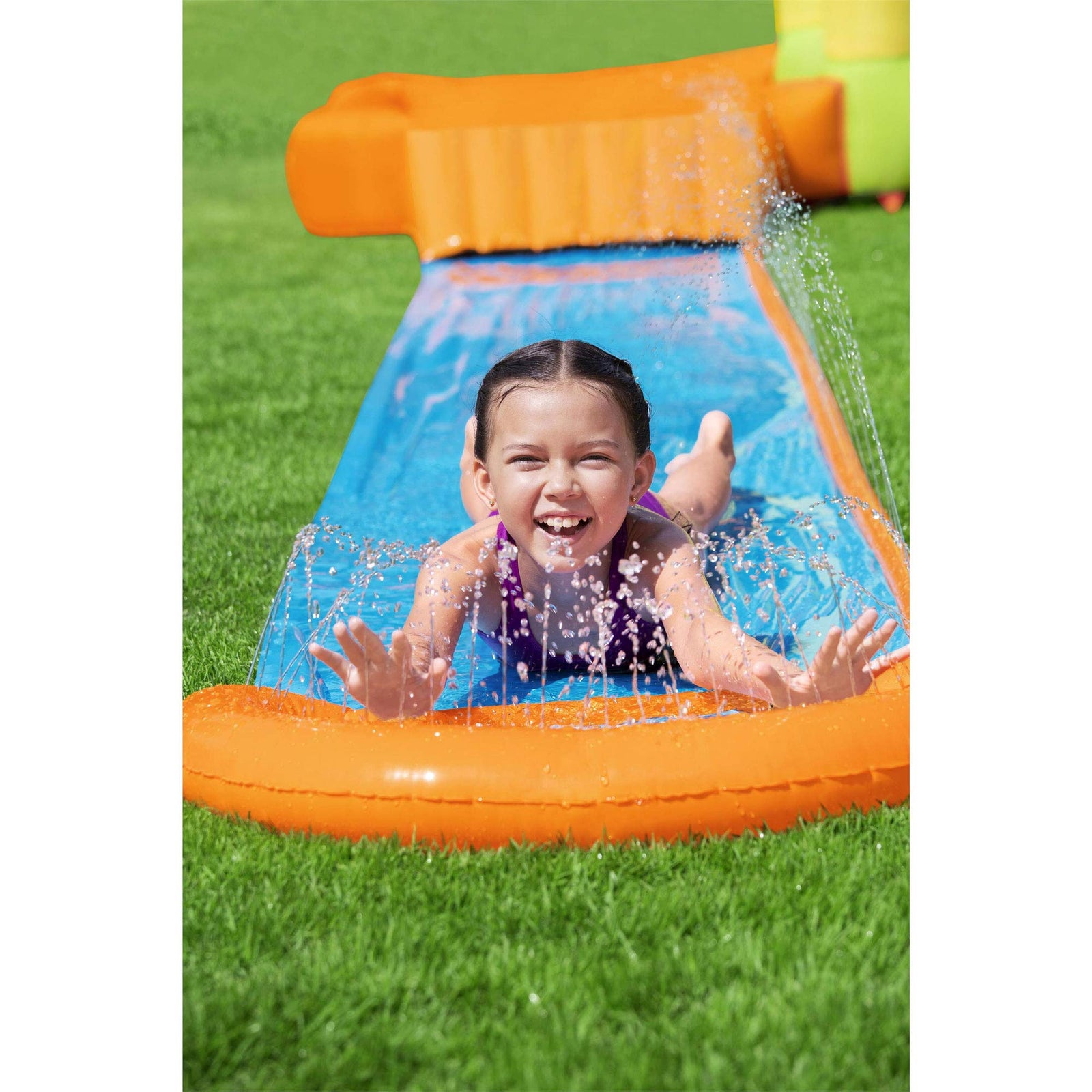 Bestway H2OGO! Splash & Dash Kids Inflatable Outdoor Bounce House and Water Slide Park