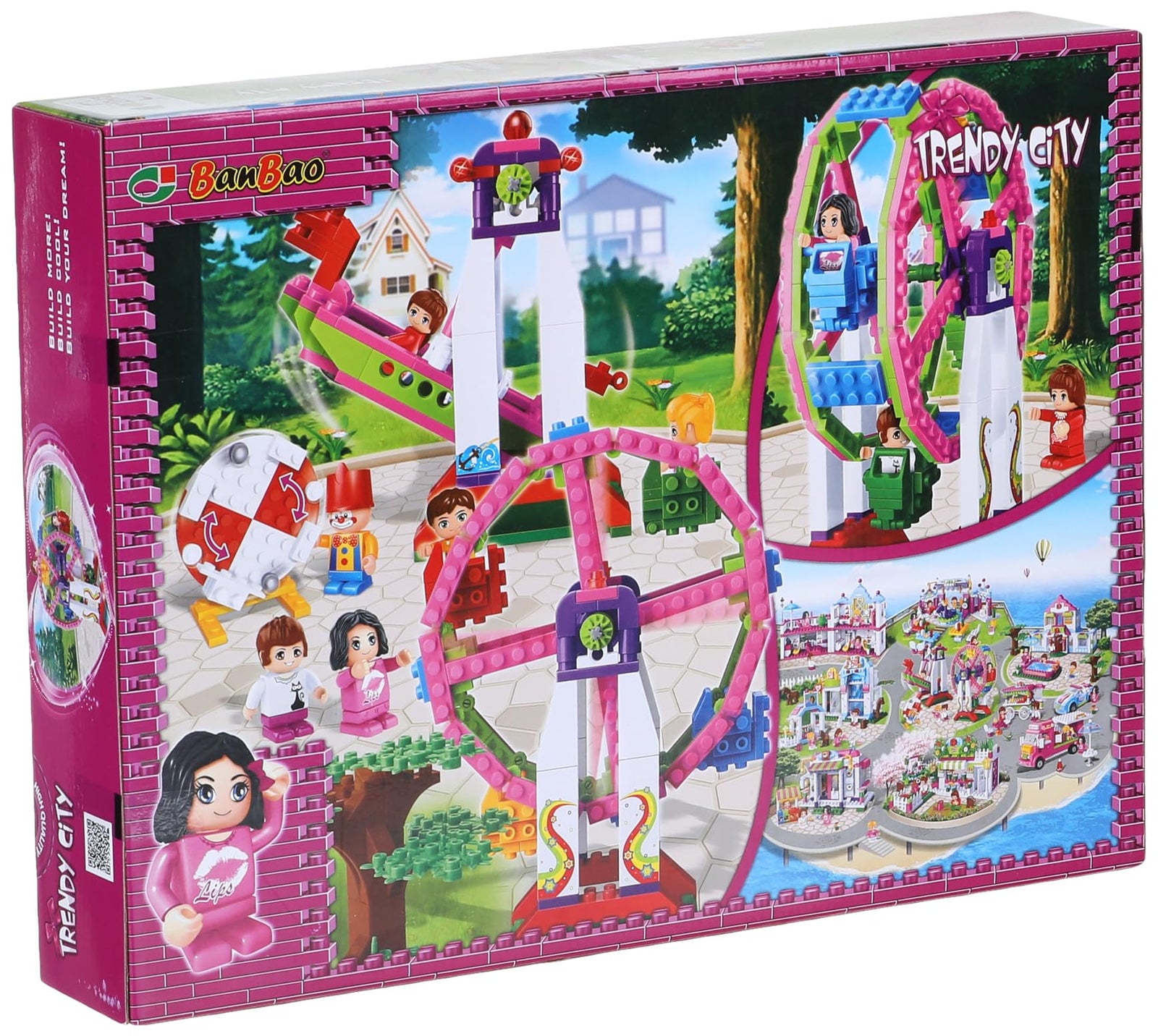 Banbao - girl series fun park building toy 401pcs