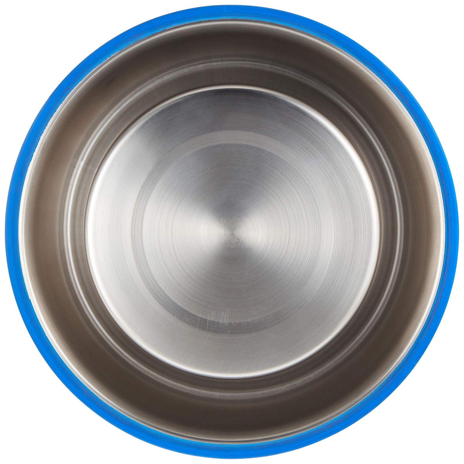 Kruuse Buster Stainless Steel Bowl with Blue Base - 0.45L