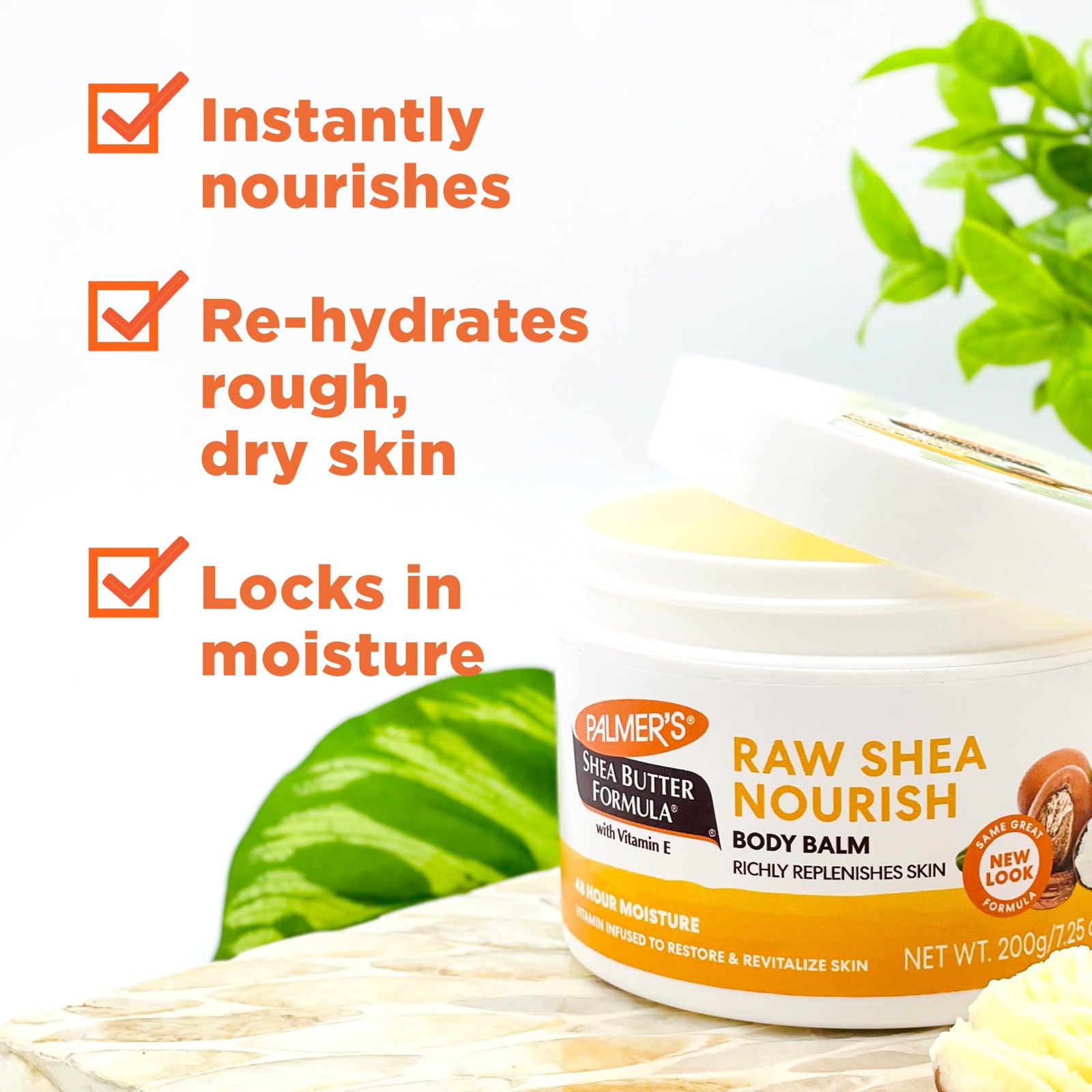Palmer’s Shea Formula Raw Shea Body Butter Balm, 7.25 Ounces