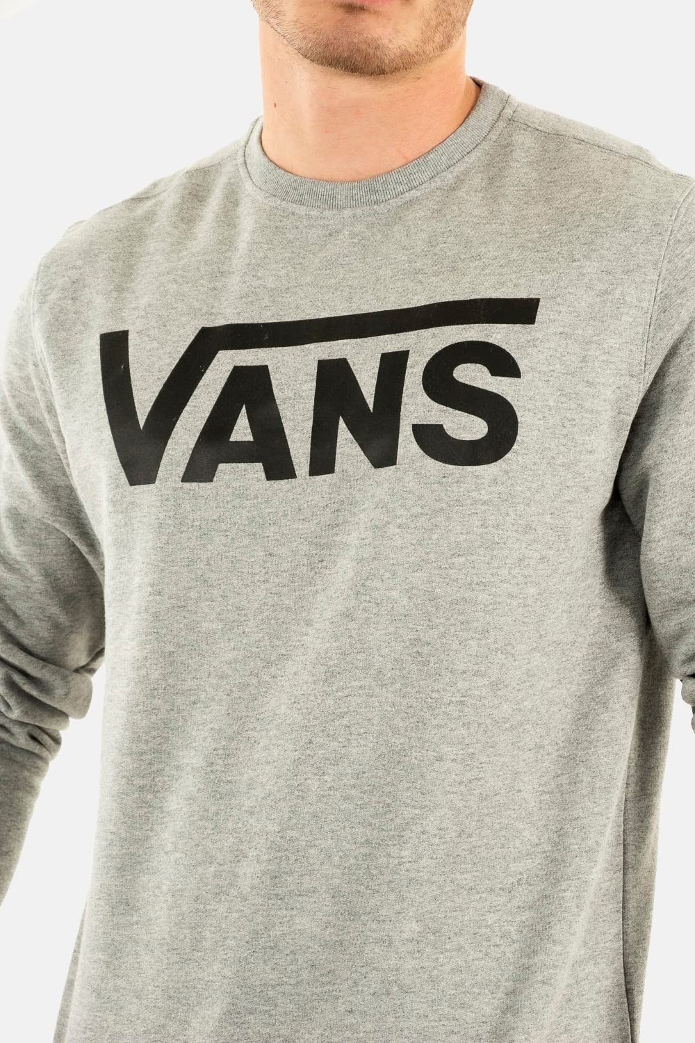 Vans Classic Crew Sweat-Shirt For Men, Cement Heather, S