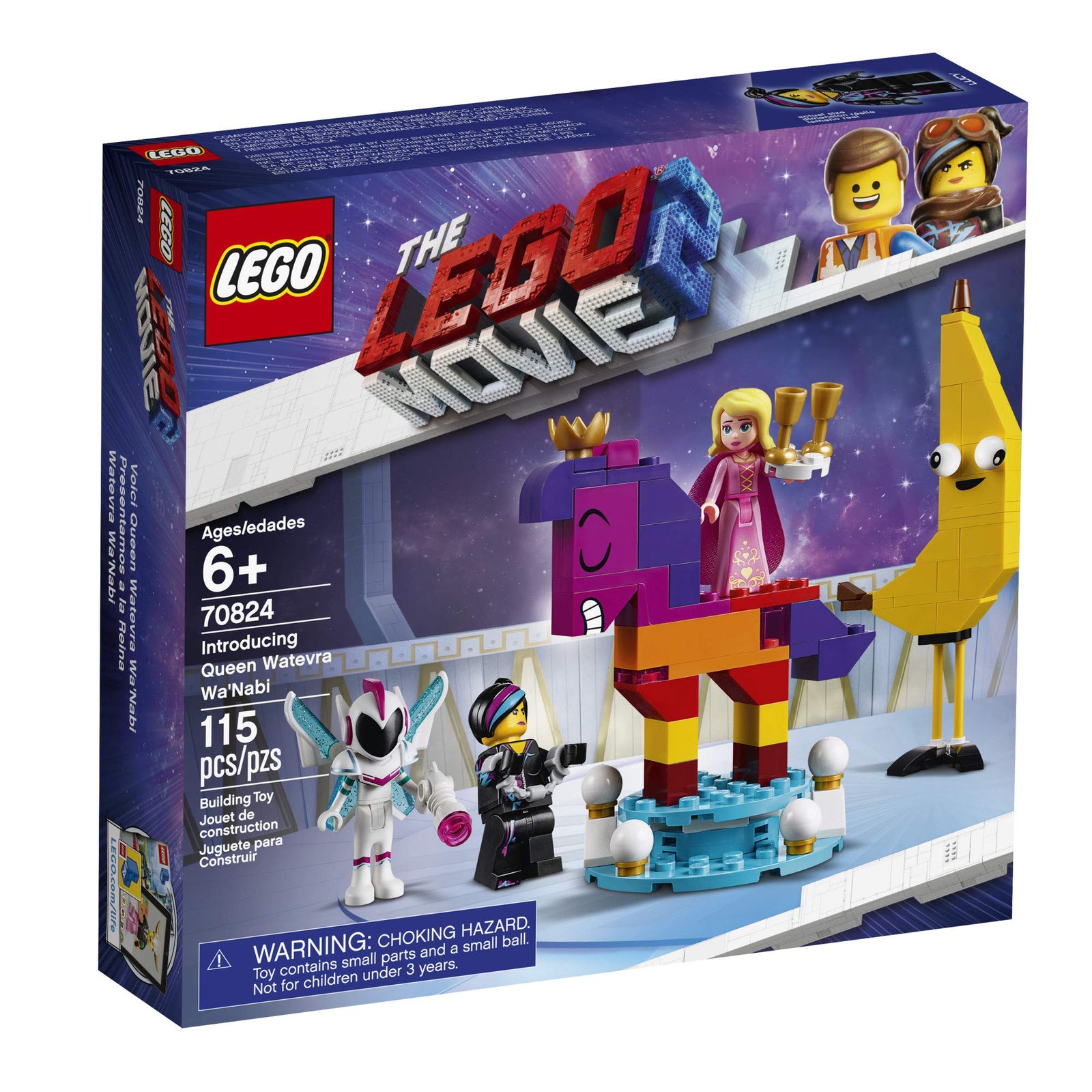 LEGO The LEGO Movie 2 Introducing Queen Watevra Wa'Nabi 70824 Build and Play Set - 2019 (115 Pieces)