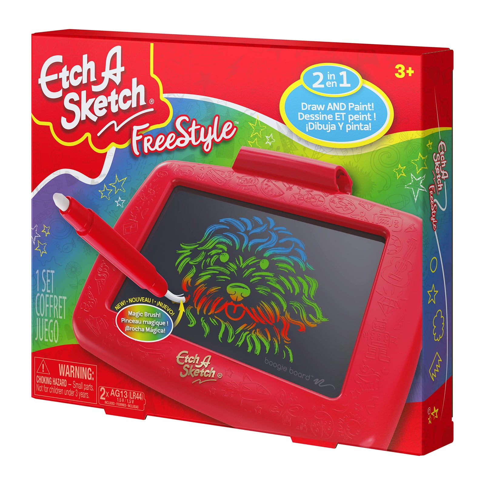 Etch A Sketch Freestyle - Drawing Tablet with 2-in-1 Stylus Pen and Paintbrush