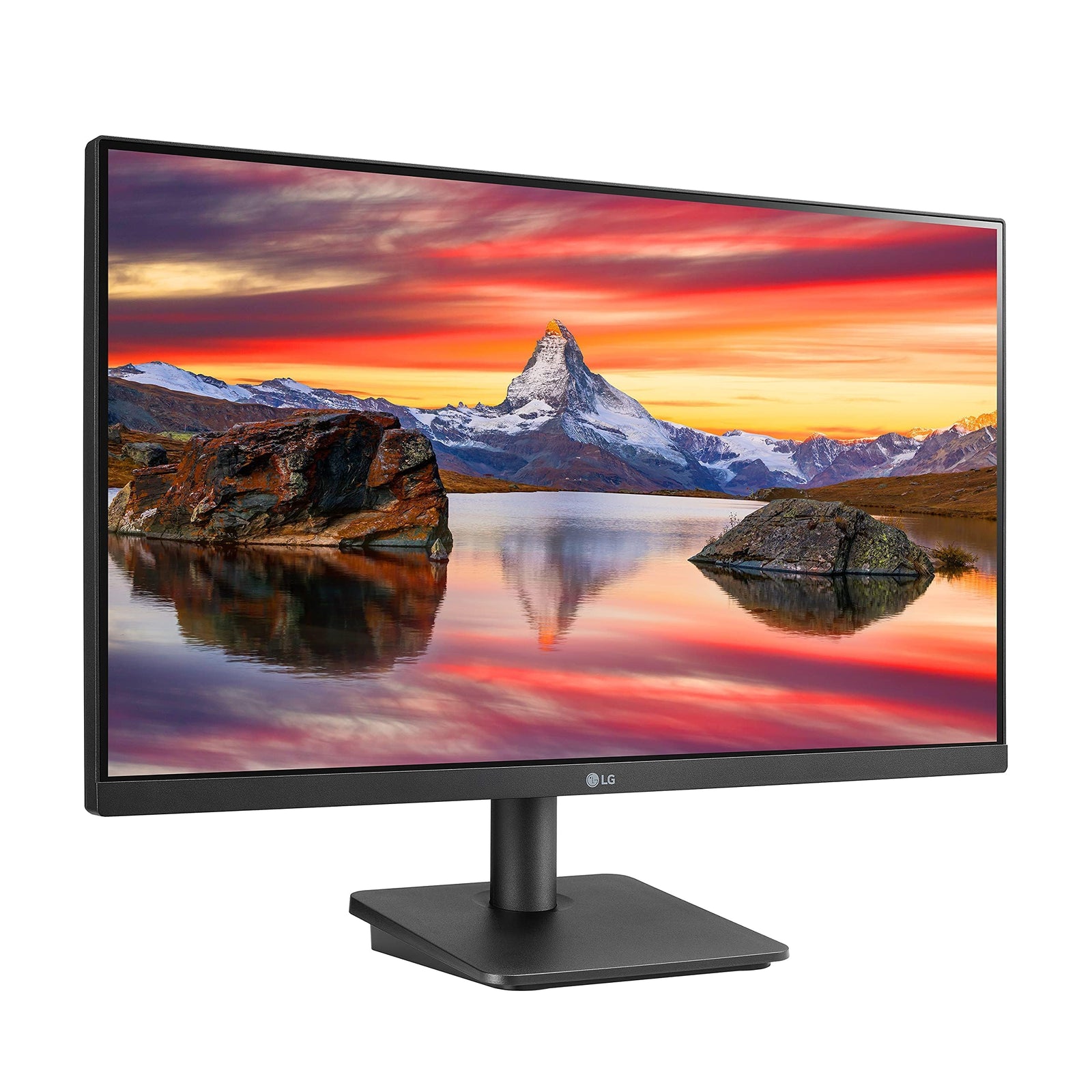 LG 24MP400-B 24” Full HD (1920 x 1080) IPS Display with 3-Side Virtually Borderless Design, AMD FreeSync and OnScreen Control – Black