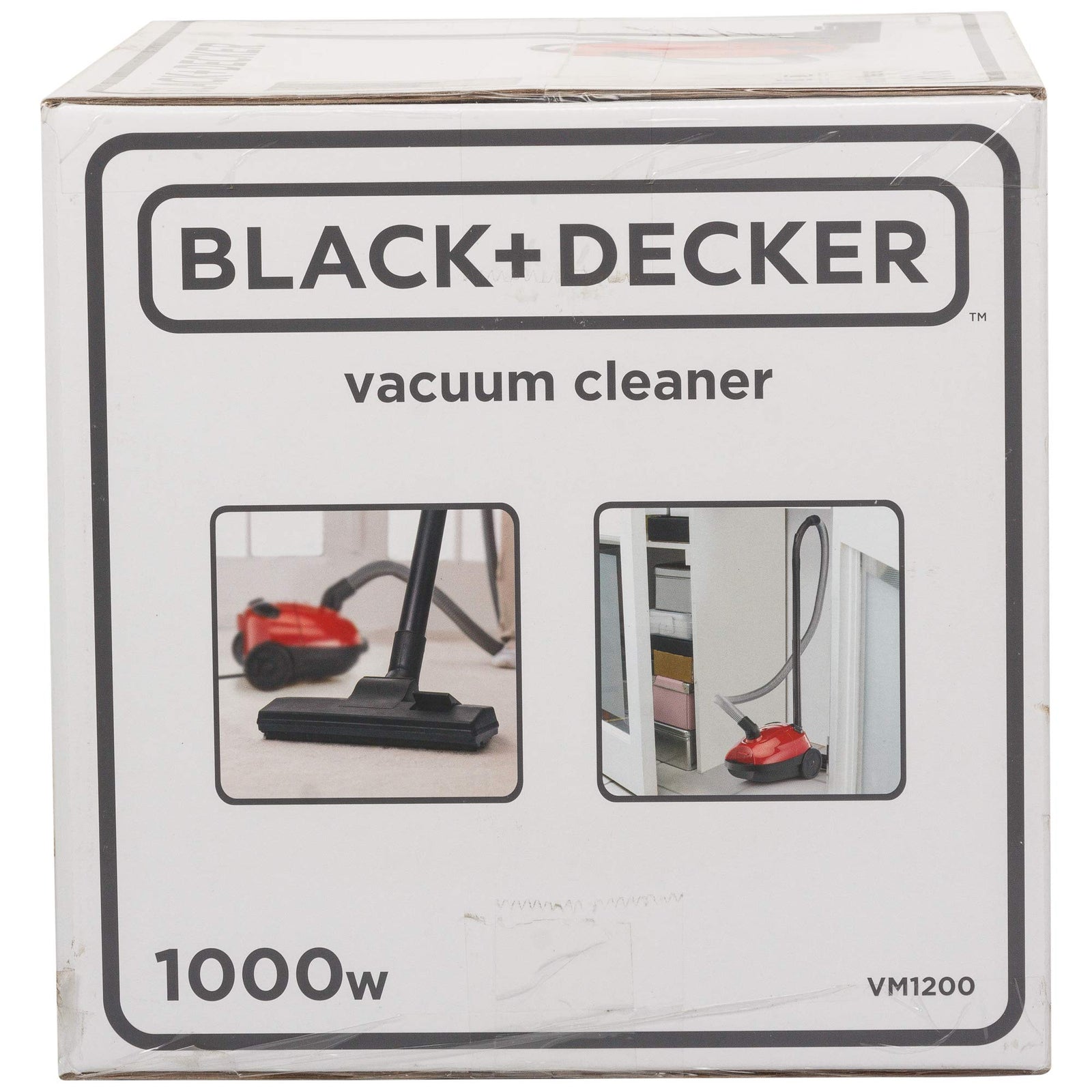 Black+Decker Vacuum Cleaner 1000W 1L Red/Black Vm1200-B5