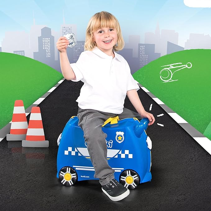 Trunki Percy Police Carride-On Suitcase And Carry-On Luggage