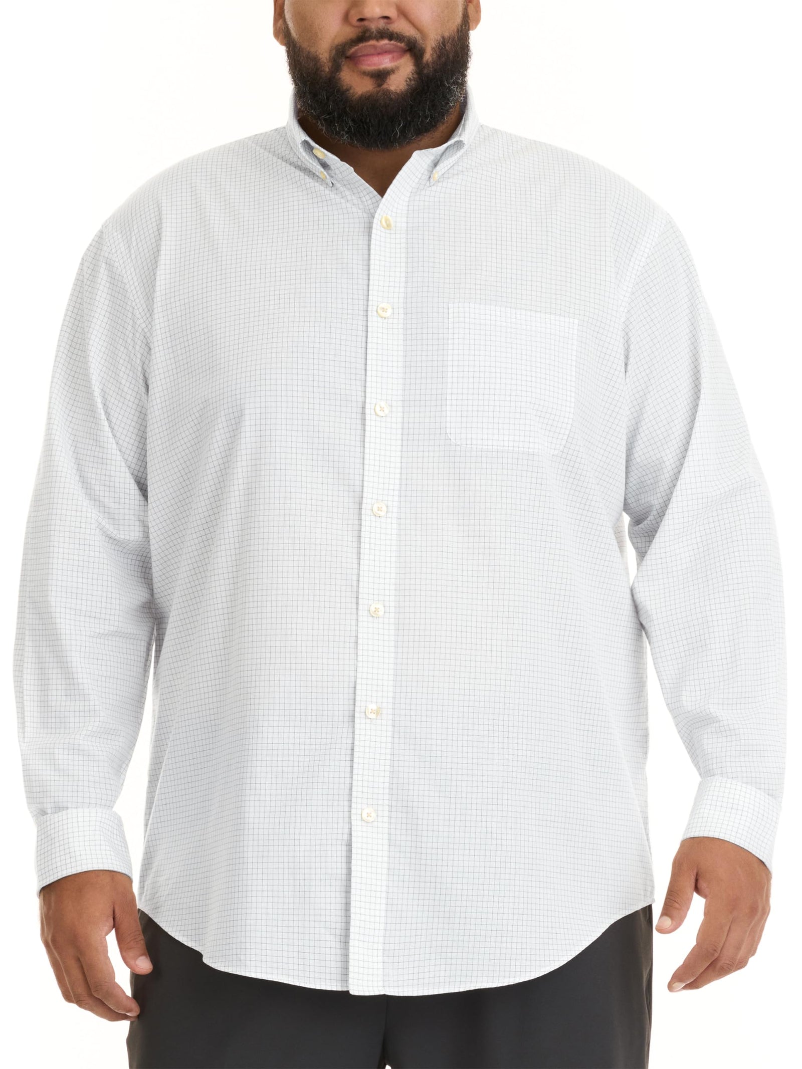 Wrinkle Free Poplin Long Sleeve Shirt