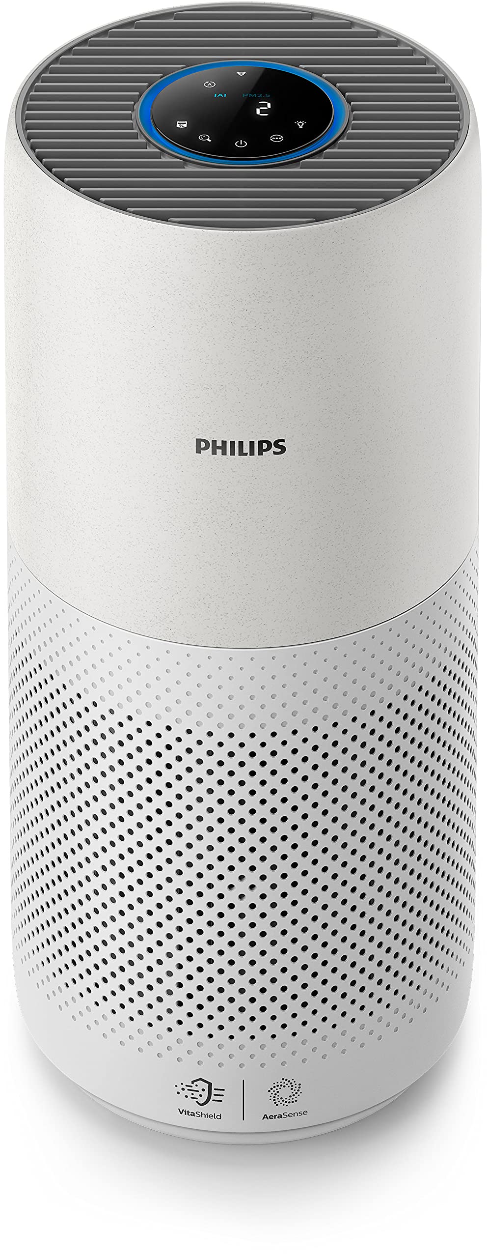 Philips 2000i Series Air Purifier - Large Rooms up to 98 m², HEPA & Active Carbon filter, Quite Sleep Mode - AC2939/90 White